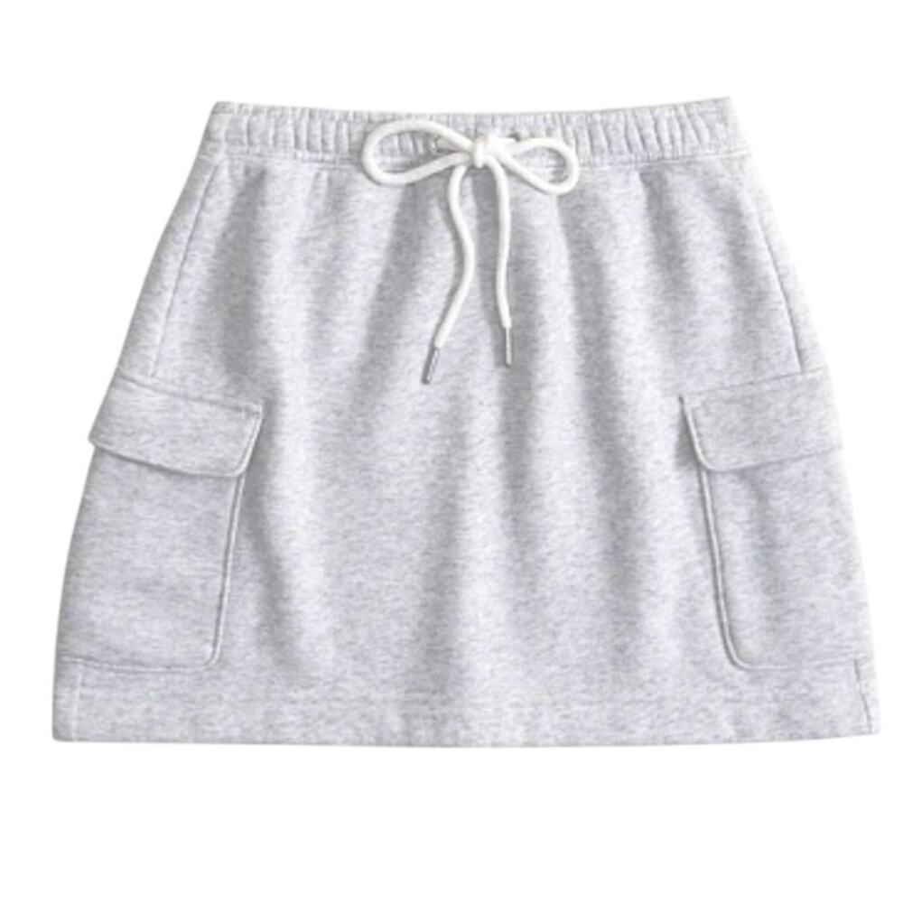 Abercrombie & Fitch Fleece Cargo Mini Skirt Size Small